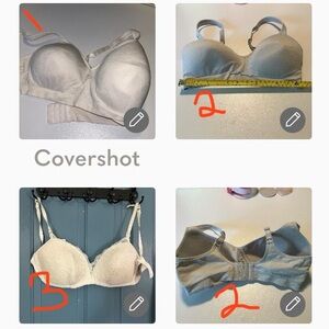 Lot of 3 soft bras, NWTs & EUC